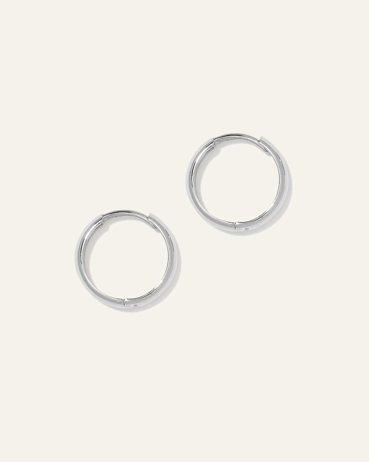 14K Gold Bold Hoops - One Size / Yellow Gold