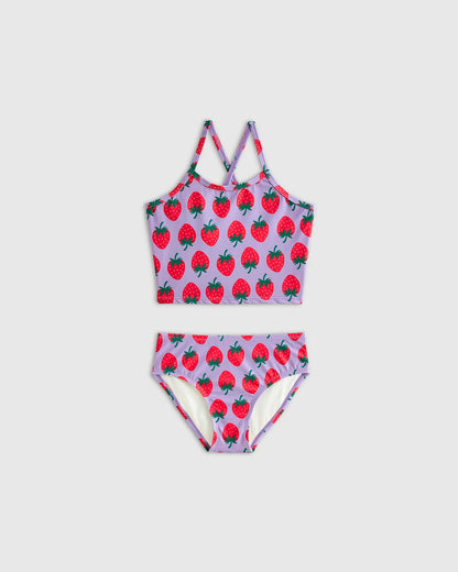 Tankini Swimsuit - 6 / Soft Ditsy Floral
