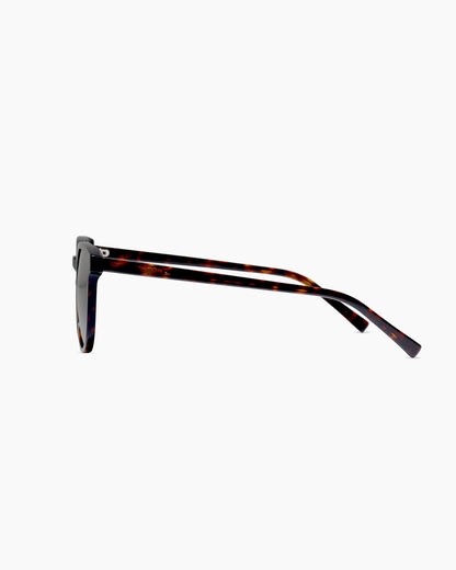 Charlie Polarized Acetate Sunglasses - Standard / Clear with Grey lens