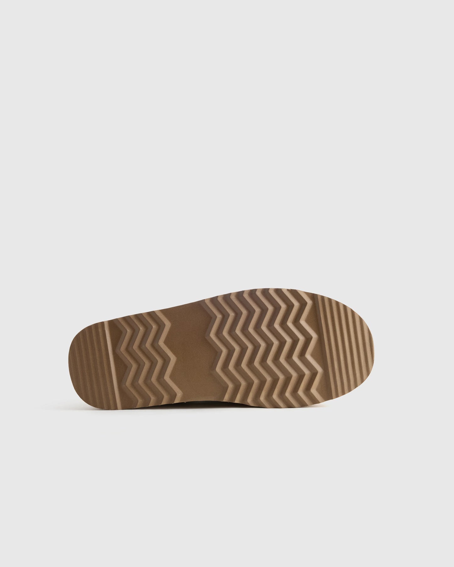 Australian Shearling Platform Clog Slipper - 5 / Pecan