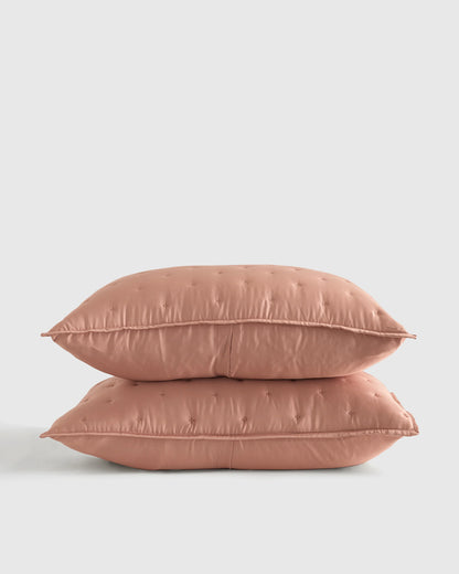 Bamboo Dream Quilted Sham Set - Standard / Sage