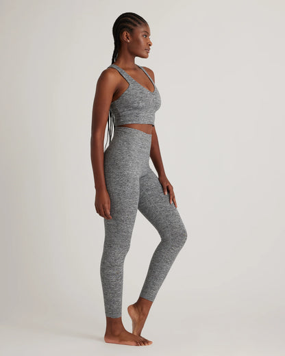 Ultra-Soft High-Rise Pocket Legging - XS / Heather Espresso
