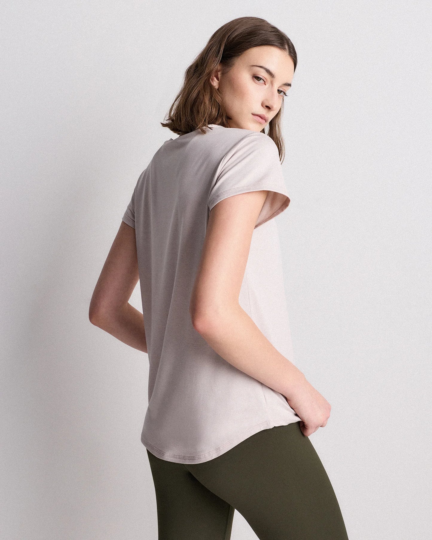 Flowknit Breeze Tee - XS / Heather Green
