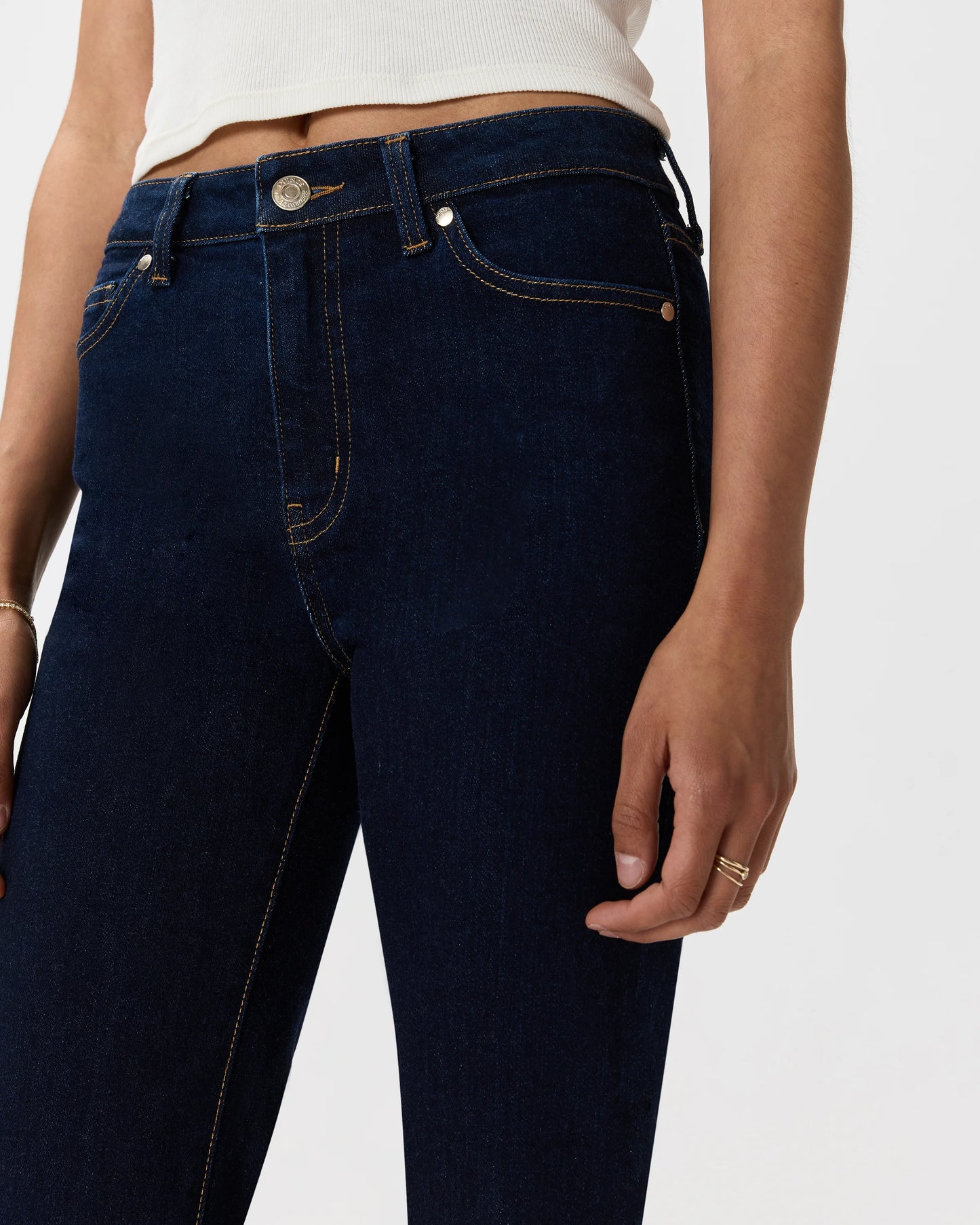 Bella Stretch Straight Jeans - 24 / Midnight Blue