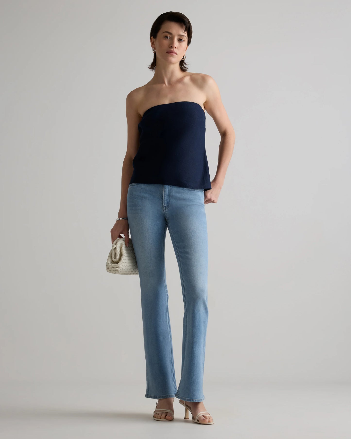 Luna Stretch Flare Jeans - 24 / Black