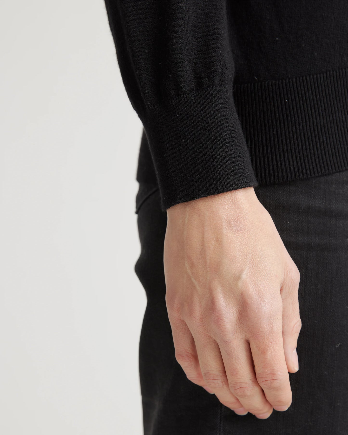 Lightweight Cotton Cashmere Cardigan - XS / Heather Oatmeal