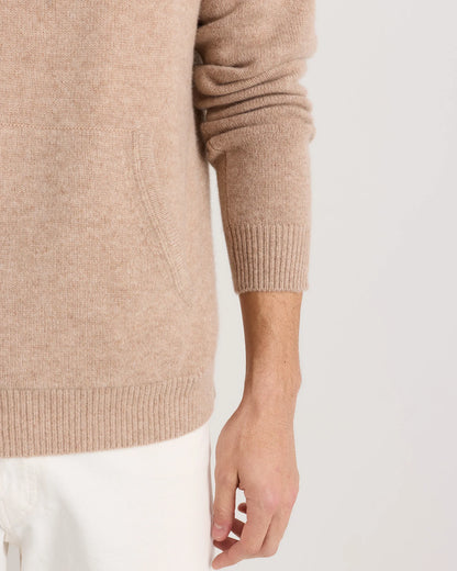 Mongolian Cashmere Pullover Hoodie - XS / Sea Spray Green