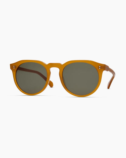 Tahiti Polarized Acetate Sunglasses - One Size / Clear Taupe with Brown lens