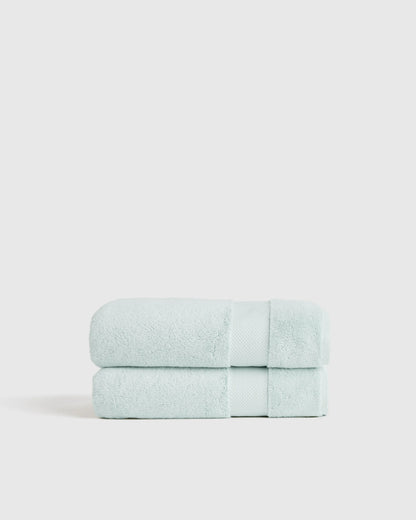 Turkish Ultra Plush Bath Towel (Set of 2) - One Size / White