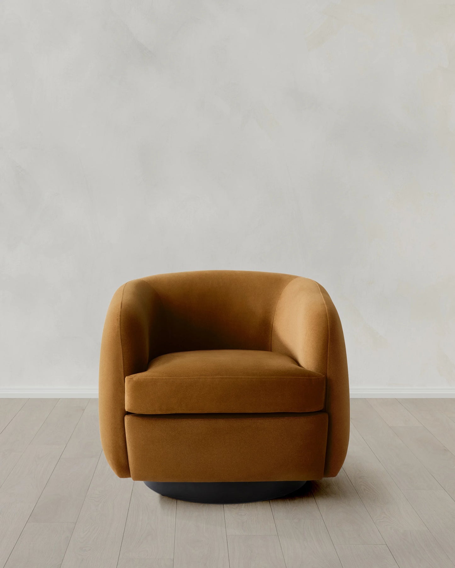 Performance Velvet Swivel Chair - One Size / Performance Velvet Taupe