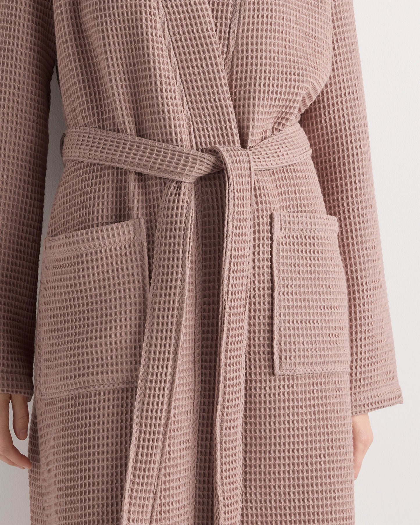 Organic Turkish Waffle Robe - XS / White