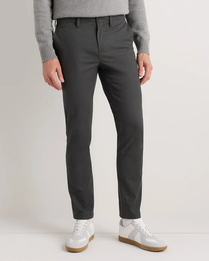 Organic Cotton Stretch Chino Pants - Slim - 30X30 / Stone