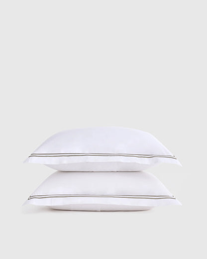 Organic Crisp Percale Sham Set - Standard / White