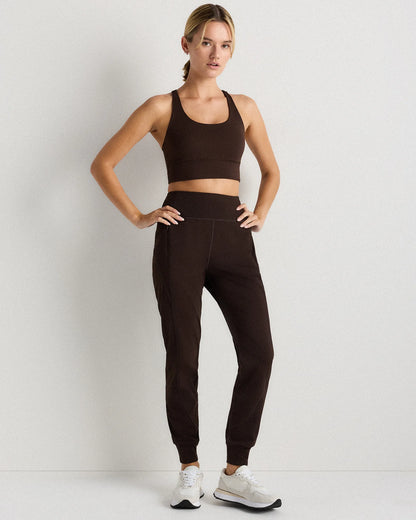 Power-Up Long Line Strappy Sports Bra - XS / Classic White