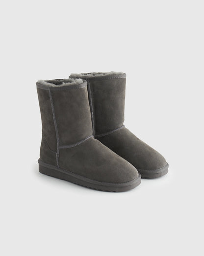 Australian Shearling Mid-Calf Boot - 6 / True Black