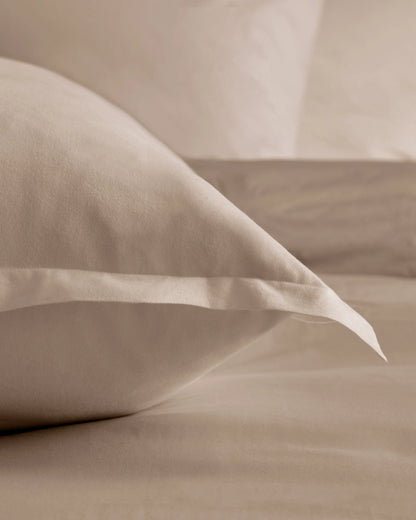 Organic Brushed Cotton Euro Sham - Euro / Dusty Olive