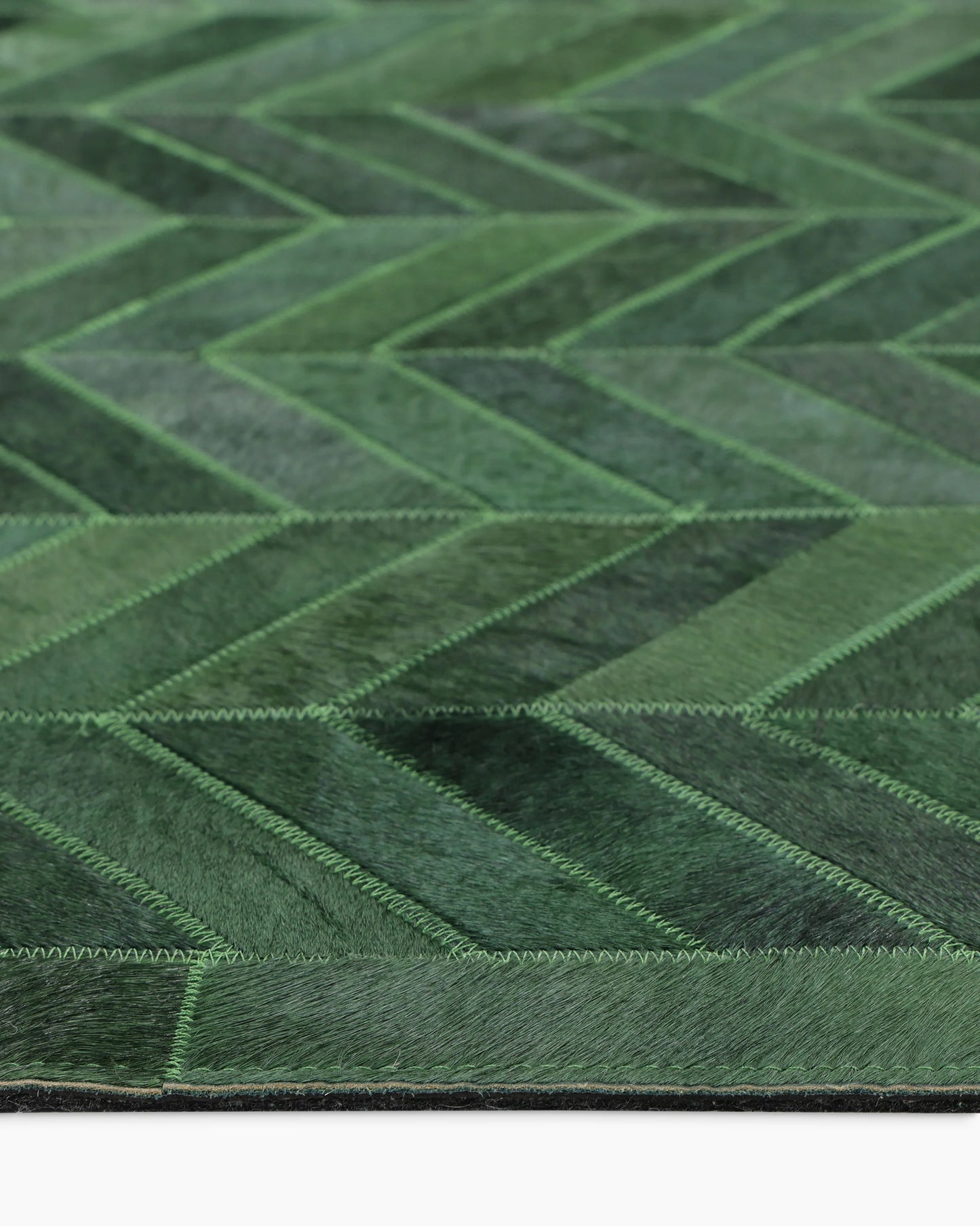 Jones Hide Rug - 5' x 8' / Green