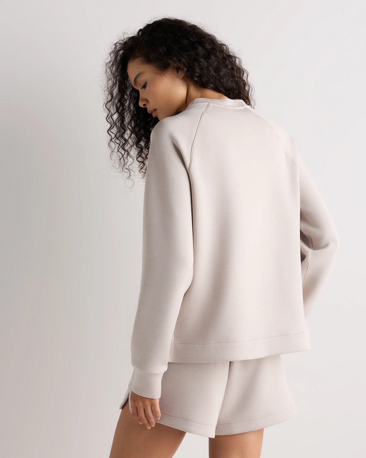 CloudComfort Crewneck Sweatshirt - XS / Pebble Beige