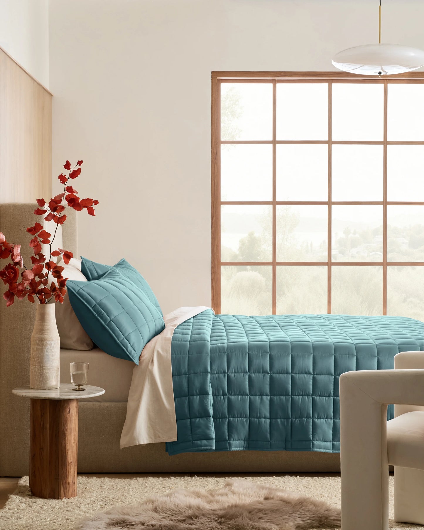 Bamboo Box Quilt - Twin / Sage