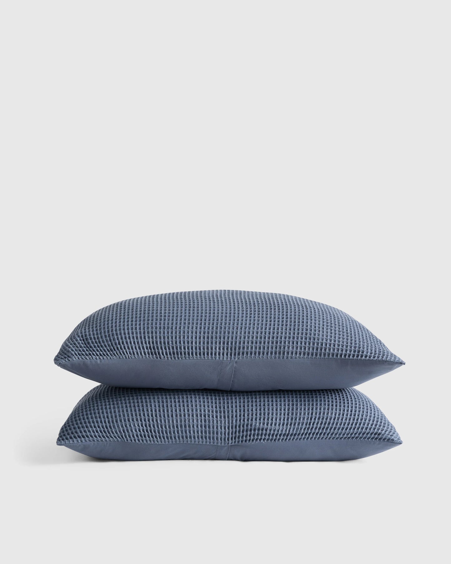 Organic Waffle Sham Set - Standard / White