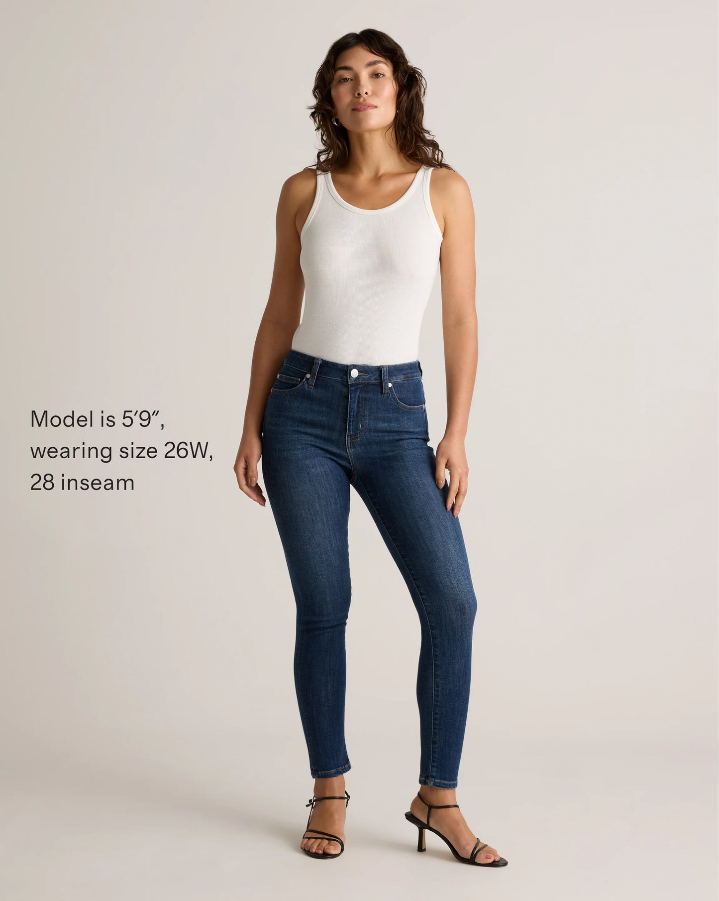 Bella Stretch Skinny Jeans - 24 / Black