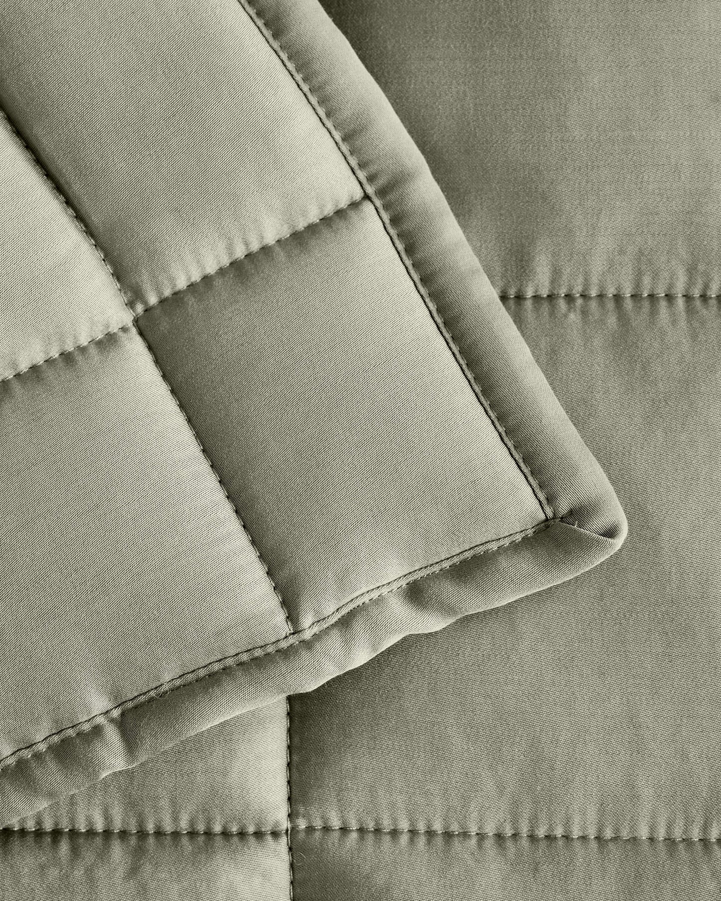 Bamboo Box Quilt Set - Twin / Sage