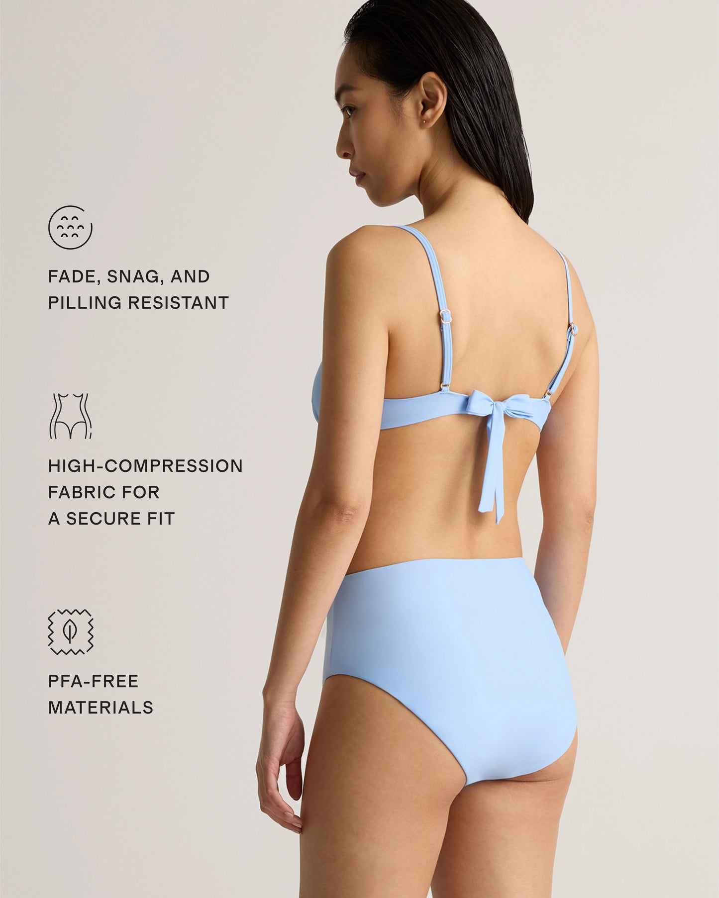 Italian Demi Bikini Top - XS / Deep Navy