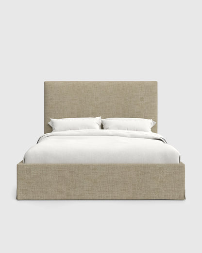 Slipcover Bed in 100% Linen - Full / Flax