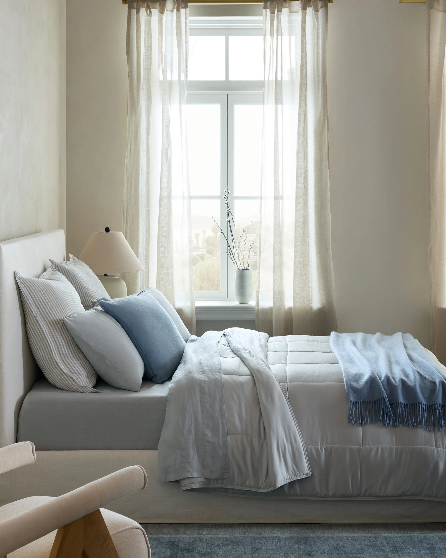 Bamboo Comforter - Twin / Soft Pink