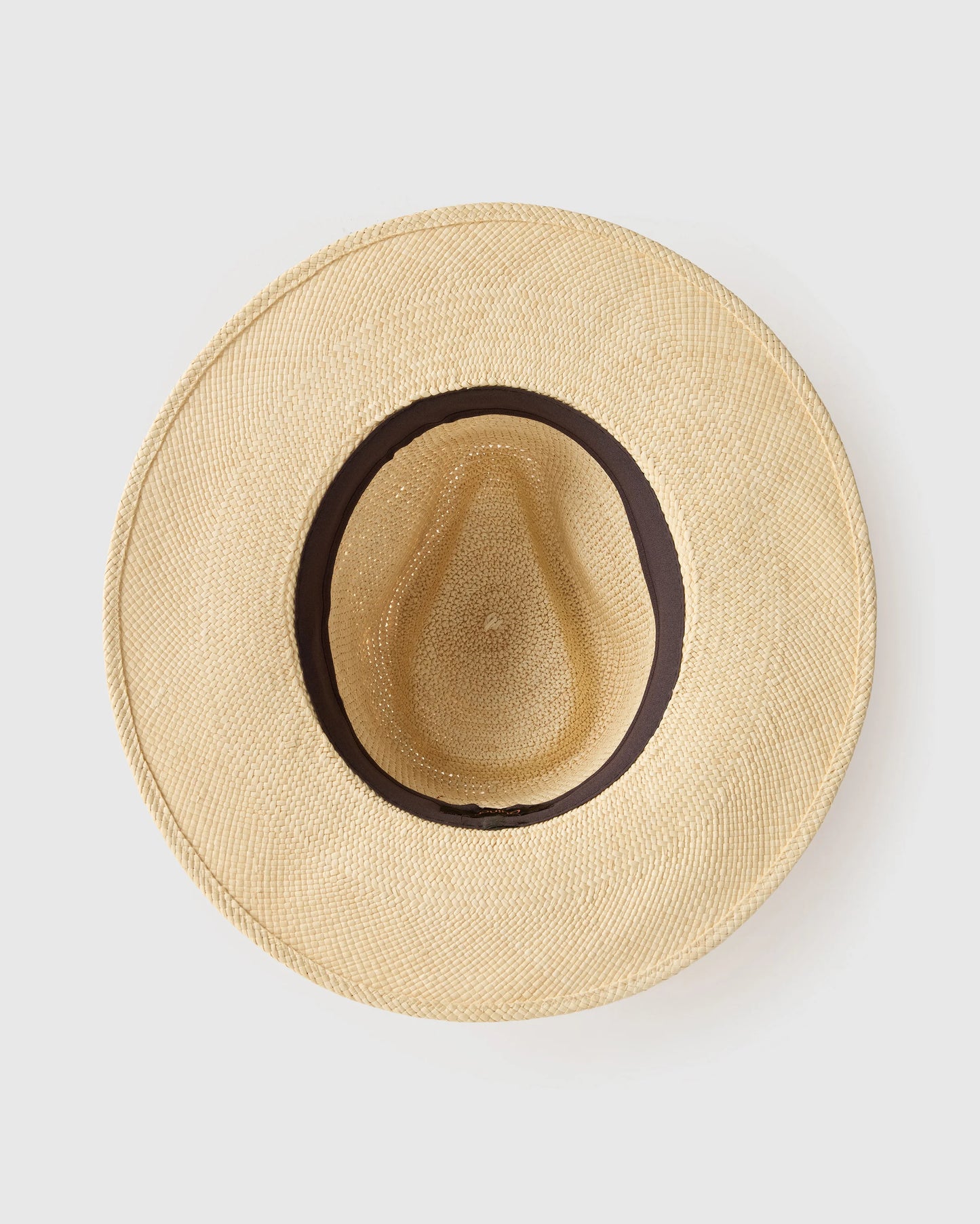 Toquilla Straw Crochet Fedora - S / Natural