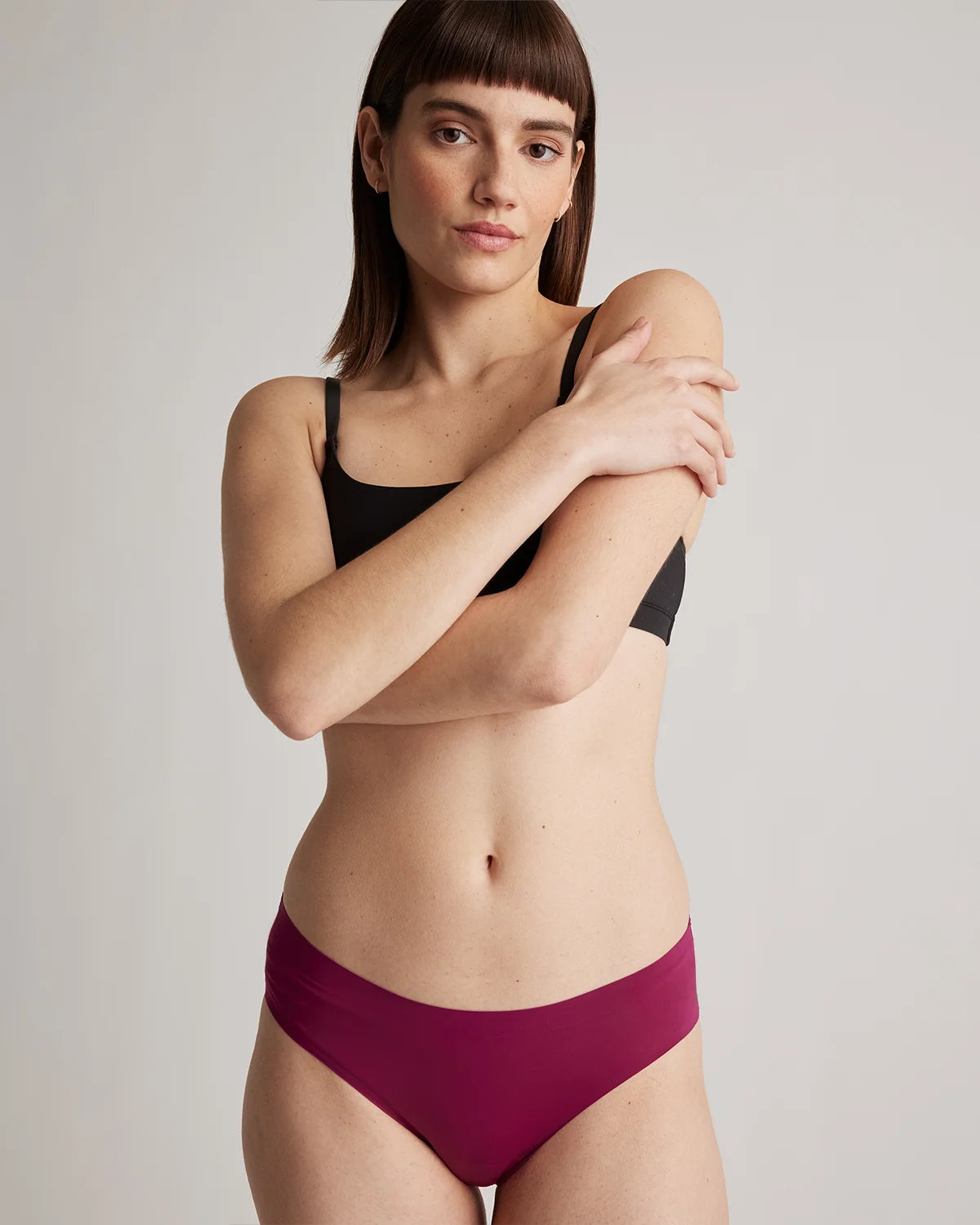 Invisible Bonded Brief (6-Pack) - XS / Plum