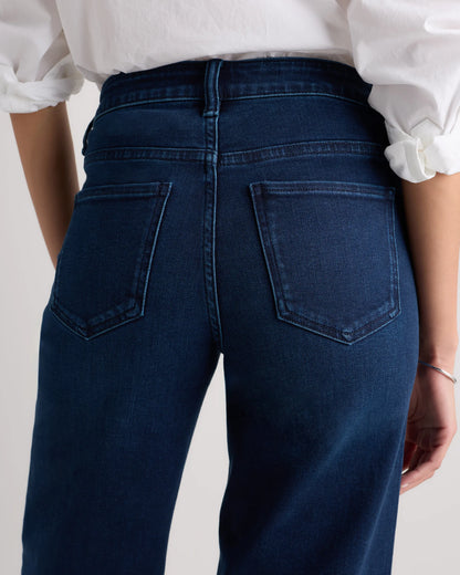 Luna Stretch Wide Leg Jeans - 24 / Frosted Blue