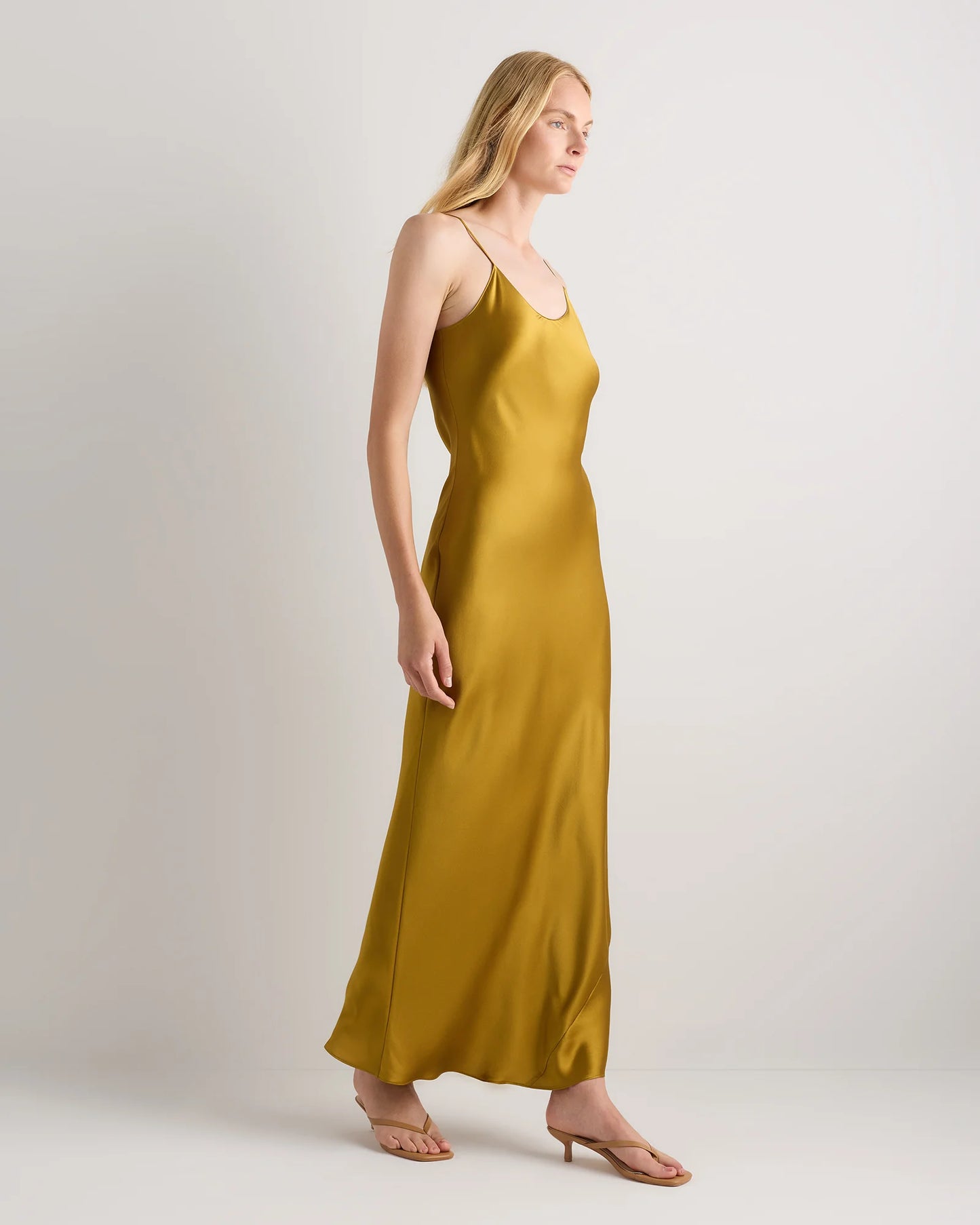 100% Washable Silk Maxi Slip Dress - XS / Cordovan Red Hibiscus