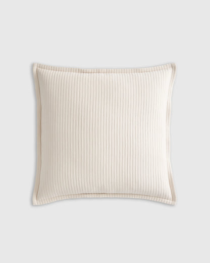 Organic Cotton Matelasse Euro Sham - Euro / Dried Sage