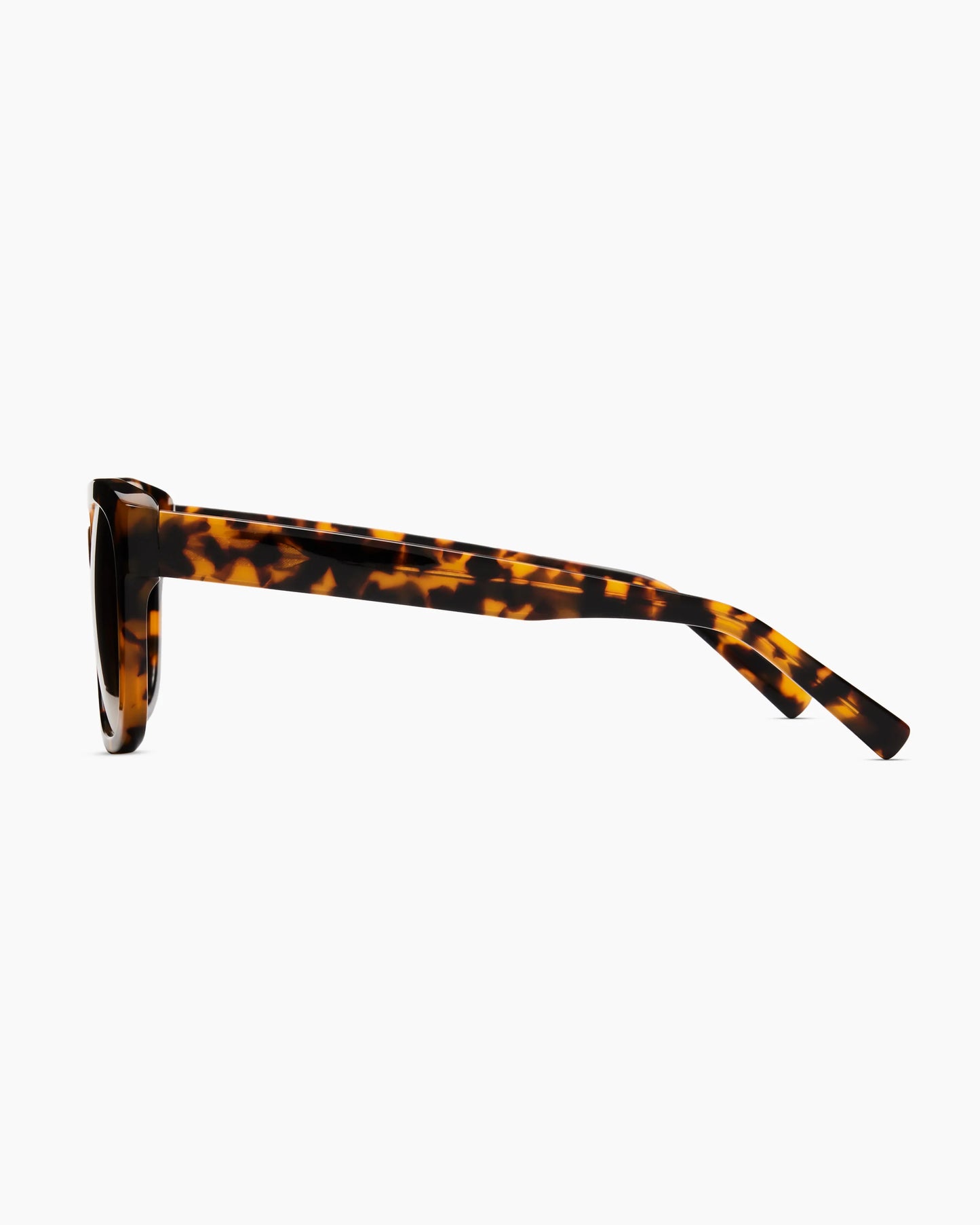 Barcelona Polarized Acetate Sunglasses - One Size / Tortoise with Brown Gradient lens