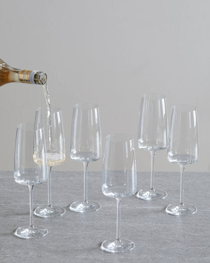 Sensa Champagne Flute (Set of 6) - One Size / No Color