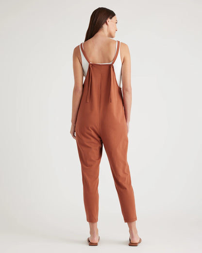 Organic Cotton Maternity Overalls - XS / Deep Navy
