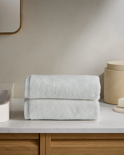 Plush Organic Turkish Cotton Bath Sheet Bundle (4 pieces) - One Size / White