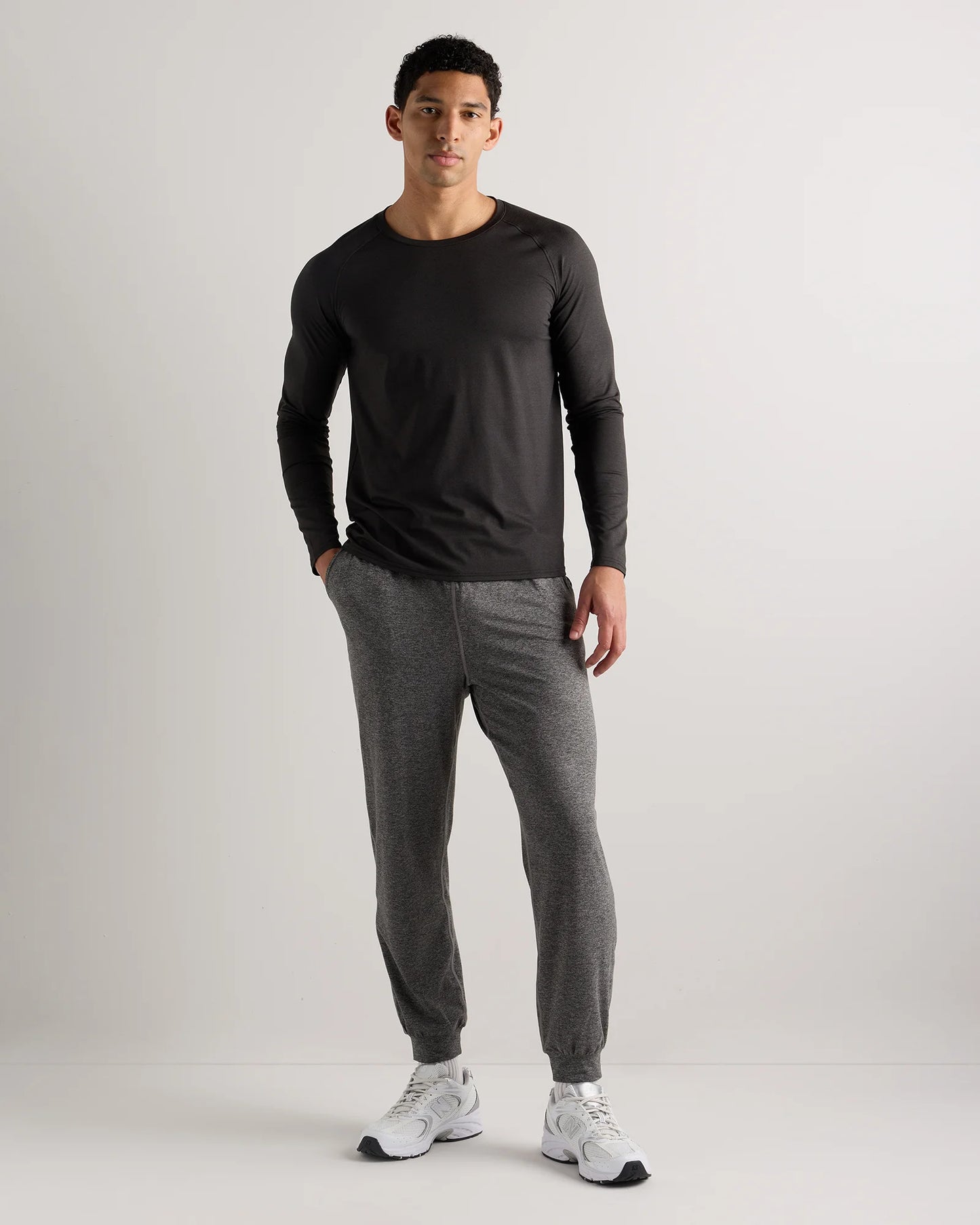 Flowknit Breeze Performance Long Sleeve Tee - XS / Heather Grey