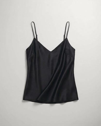 Washable Stretch Silk V-Neck Cami - XS / Ivory