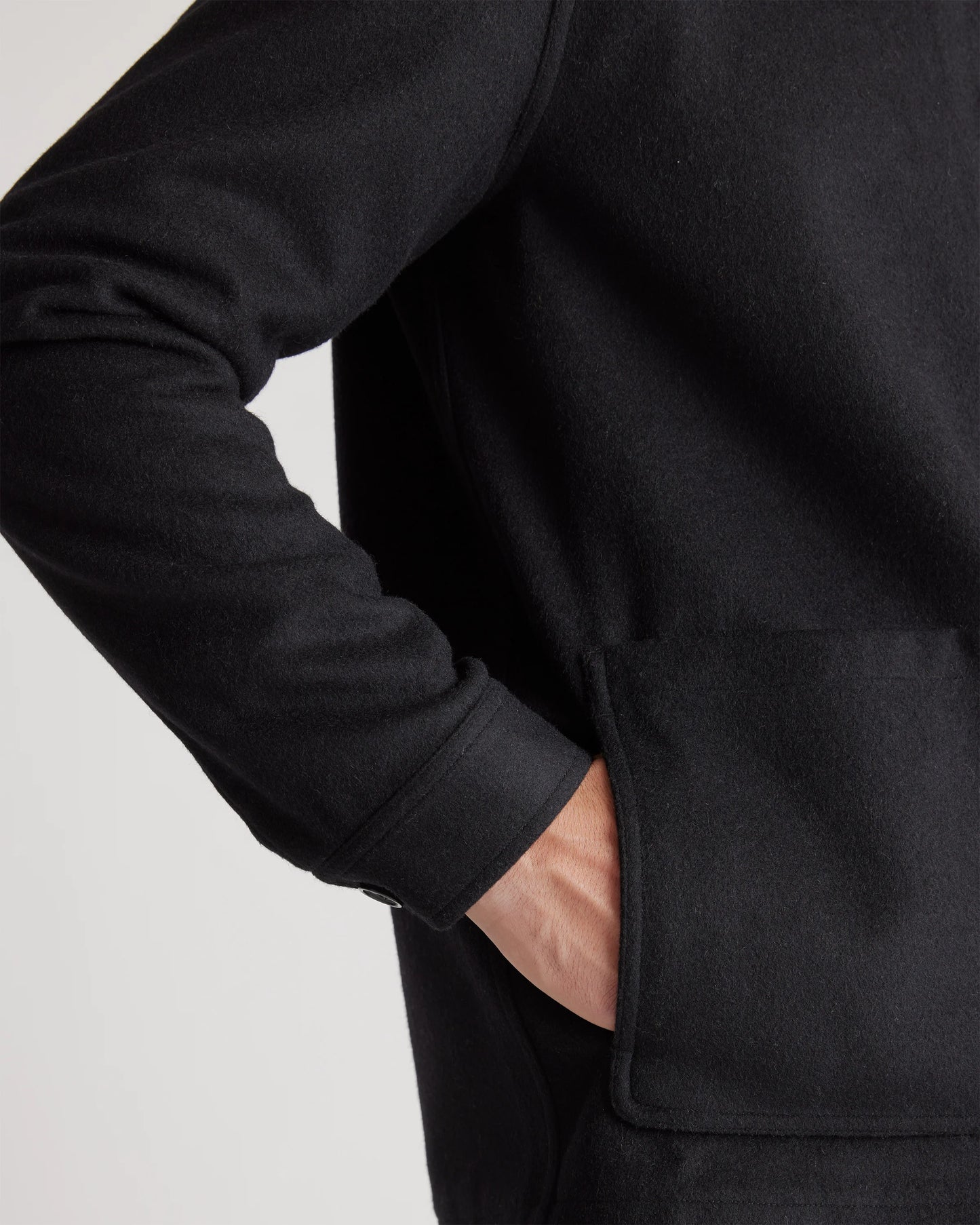 Italian Wool Chore Jacket - XS / Black