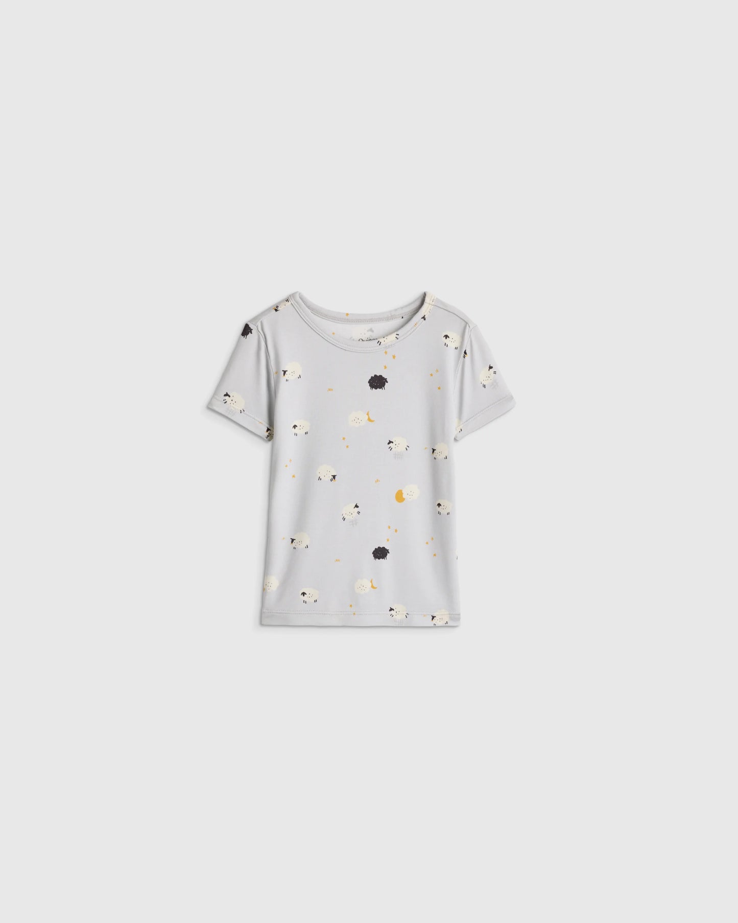 Bamboo Short Sleeve and Shorts Pajama Set - 12-18M / Lavender Hearts