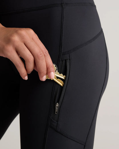 Whistler High-Rise Pocket Thermal Legging - XS / Black