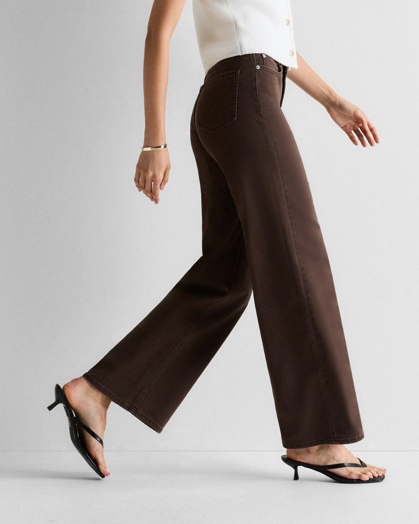 Bella Stretch Wide Leg Jeans - 24 / Frosted Blue