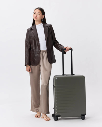 Medium Check-In Suitcase - One Size / Emerald Jungle