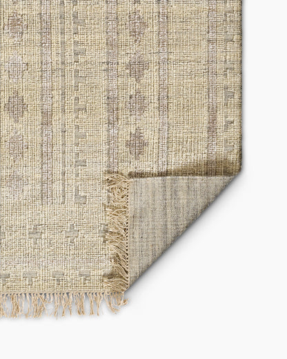 Lima Handwoven Wool Rug - 3'6" x 5'6" / Ivory