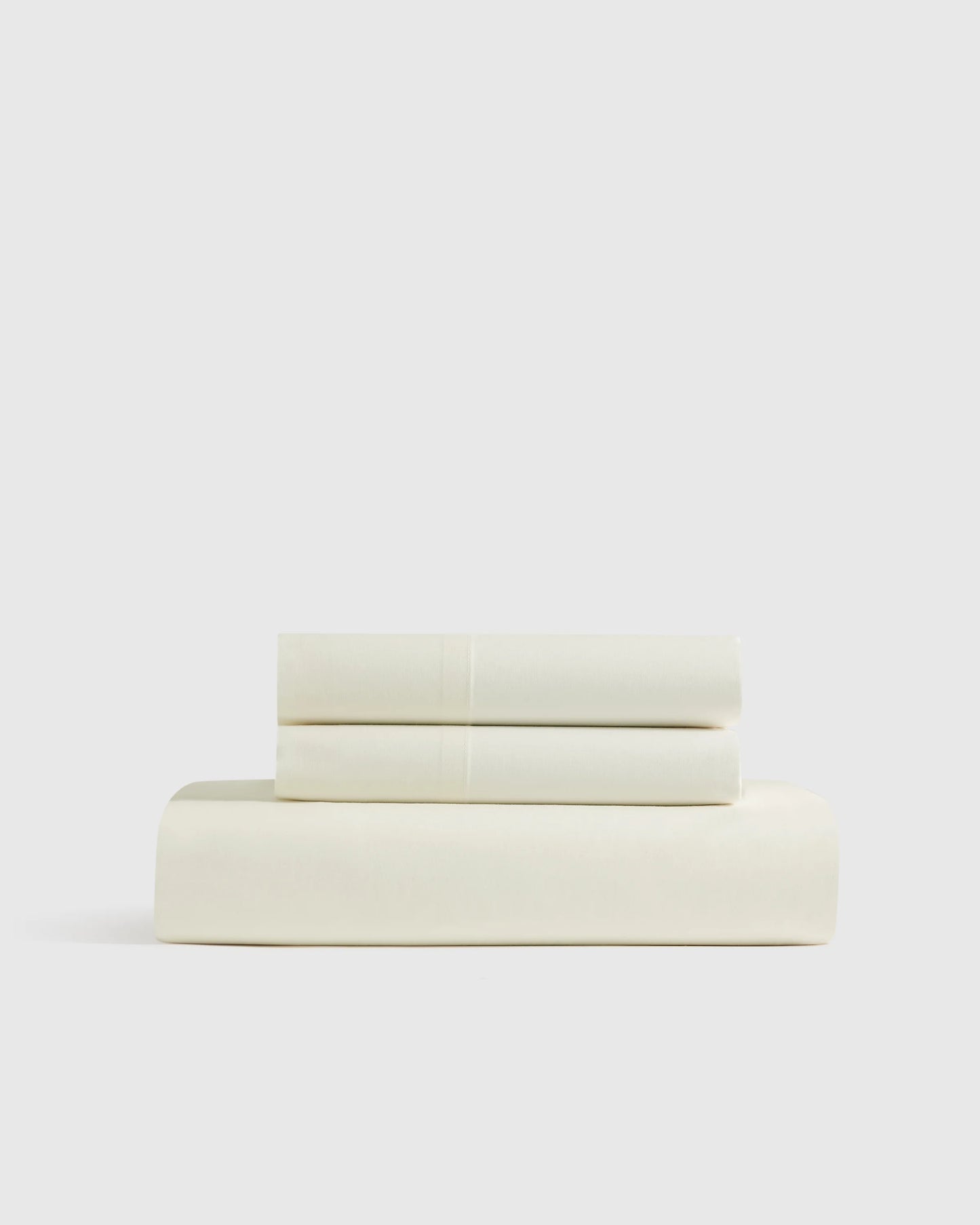 Organic Crisp Percale Fitted Sheet Set - Twin / Espresso