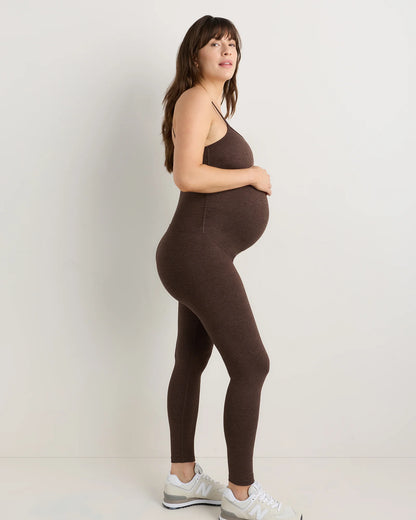 Ultra-Soft Maternity Jumpsuit - XS / Heather Black