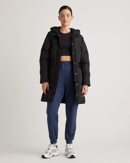 Flowknit High-Rise Boyfriend Joggers - XS / Heather Navy