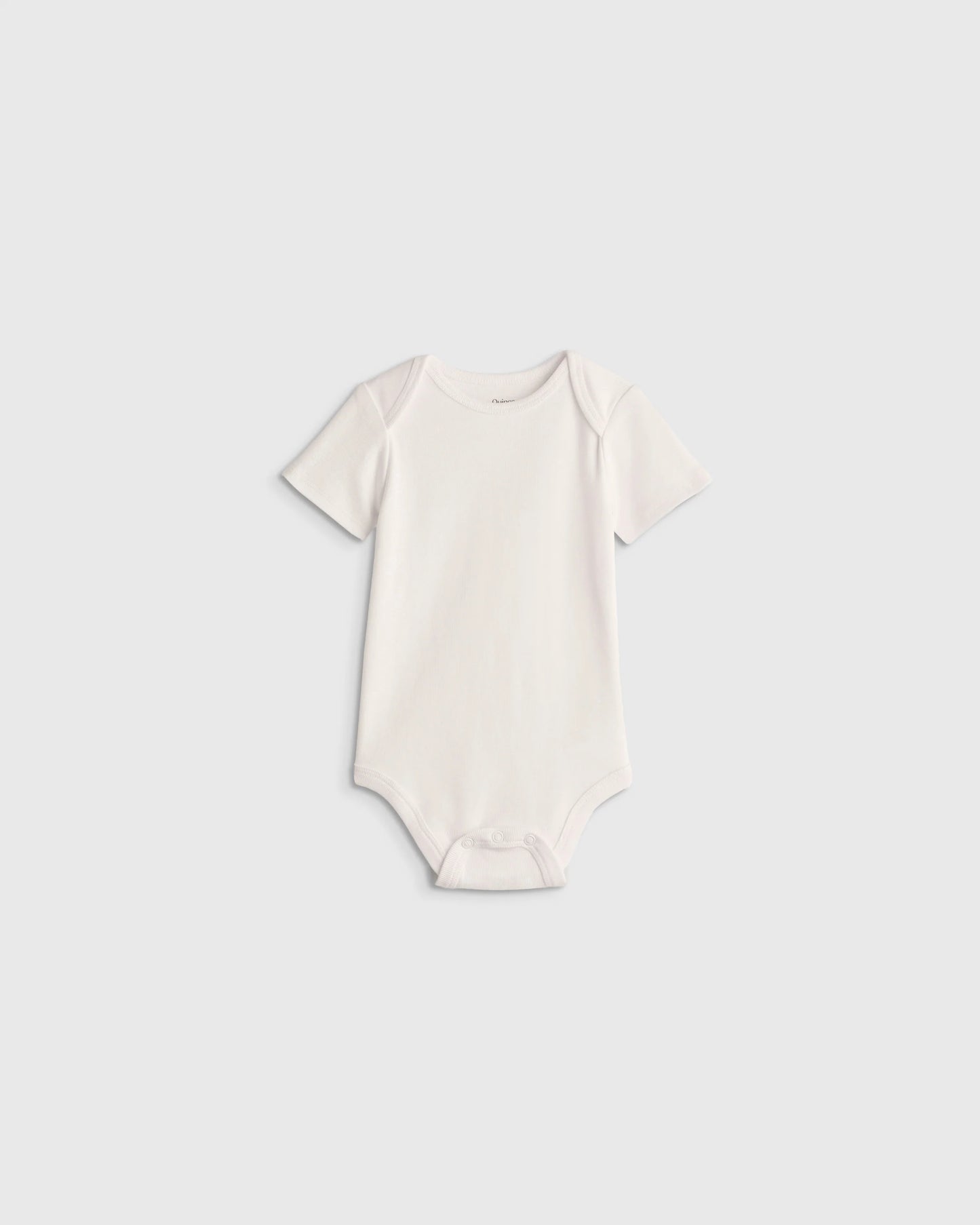100% Organic Cotton Short Sleeve Bodysuit - 0-3M / Safari